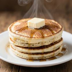 Simple Wheat Flour Pancakes