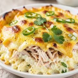 Creamy Chicken 65 Egg Bake