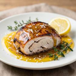 Tea-Infused Chicken Breast with Citrus Glaze