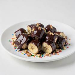 Chocolate-Dipped Frozen Banana Bites