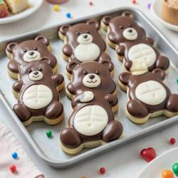 Teddy Bear Abdominal Muscle Cookies