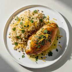 Lemon-Herb Chicken with Couscous