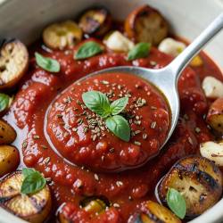 No-Salt Roasted Tomato Spoon-Over Sauce
