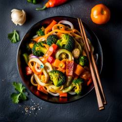 Cheesy Veggie Stir-Fry