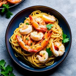 Garlic Shrimp Pasta