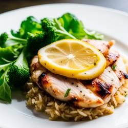 Lemon Herb Chicken with Rice
