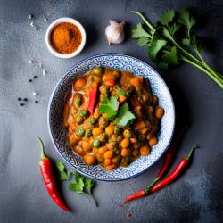 Spicy Indian Bean Curry