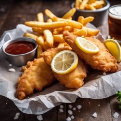 Beer-Battered Fish and Chips