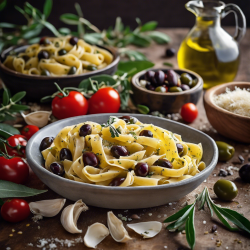 Mediterranean Olive Pasta