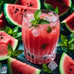 Refreshing Watermelon Mint Cooler