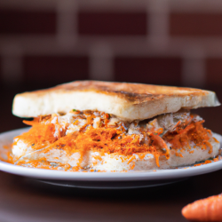 Arab Spiced Chicken and Carrot Sandwich