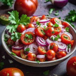 Indian Tomato and Onion Salad