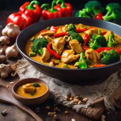 Low-Carb Chicken Curry Stir-Fry