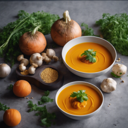 Curried Carrot Soup Spheres