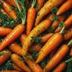 Honey Glazed Carrots with Herbed Quinoa