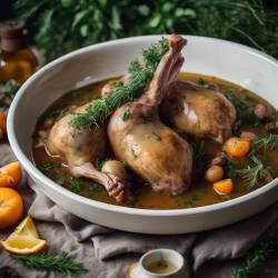 Braised Rabbit with Herbs