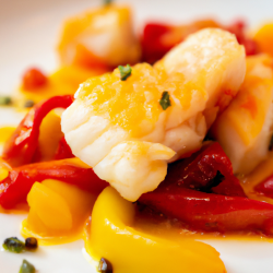 Cod with Peppers and Tomatoes (Catalan Style)