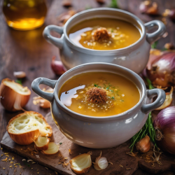 Cajun Honey Garlic Onion Soup