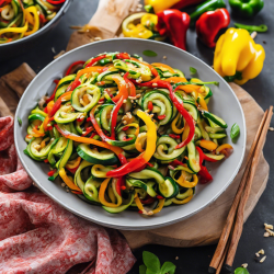 Asian Zoodle Stir-Fry