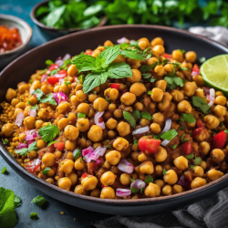 Spicy Chickpea Chaat