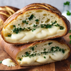 Stuffed Cheesy Garlic Bread