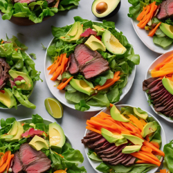 French Avocado Beef Salad