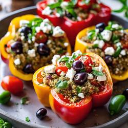 Mediterranean Stuffed Bell Peppers