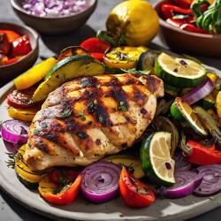 Mediterranean Lemon Herb Grilled Chicken