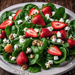 Strawberry Spinach Salad