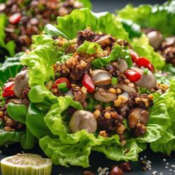 Asian-Inspired Lettuce Cups