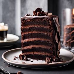 Concrete Chocolate Cake