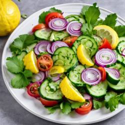 Indian Cucumber Breakfast Salad