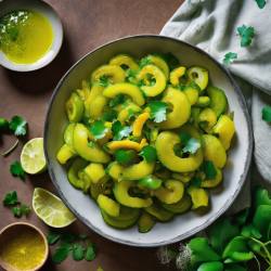Lemon-Bitter Gourd Stir-Fry