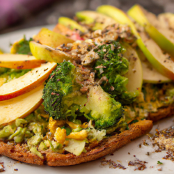 Moroccan Open-Faced Sandwich