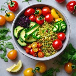 Tea-Infused Quinoa Bowl
