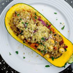 Stuffed Summer Squash