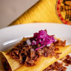 Beef Burrito with Nachos