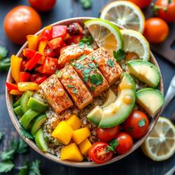 Moroccan Spiced Poke Bowl