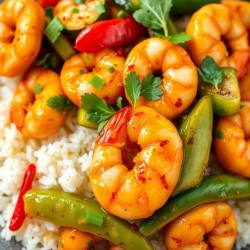 Spicy Garlic Shrimp Stir-Fry