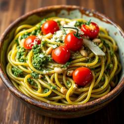 Concrete Pesto Pasta
