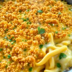 Cheesy Garlic Pasta Bake