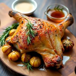 Herb-Roasted Rabbit with Garlic and Rosemary