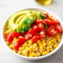 Spicy Corn and Quinoa Bowl