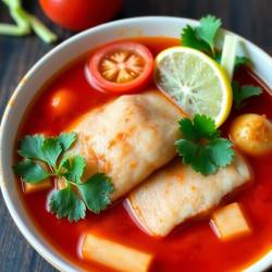 Asam Pedas Ikan Pari (Spicy and Sour Stingray Soup)