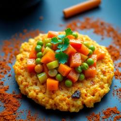 Spicy Kalthapam with Vegetables