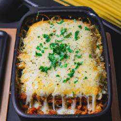 American Baked Spaghetti