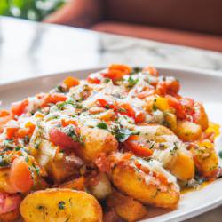 Cheesy Tomato Potatoes