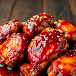 Ketchup-Glazed Chicken Thighs