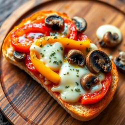 Cheesy Bread Pizza Delight