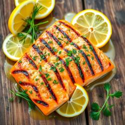 Lemon Herb Grilled Salmon